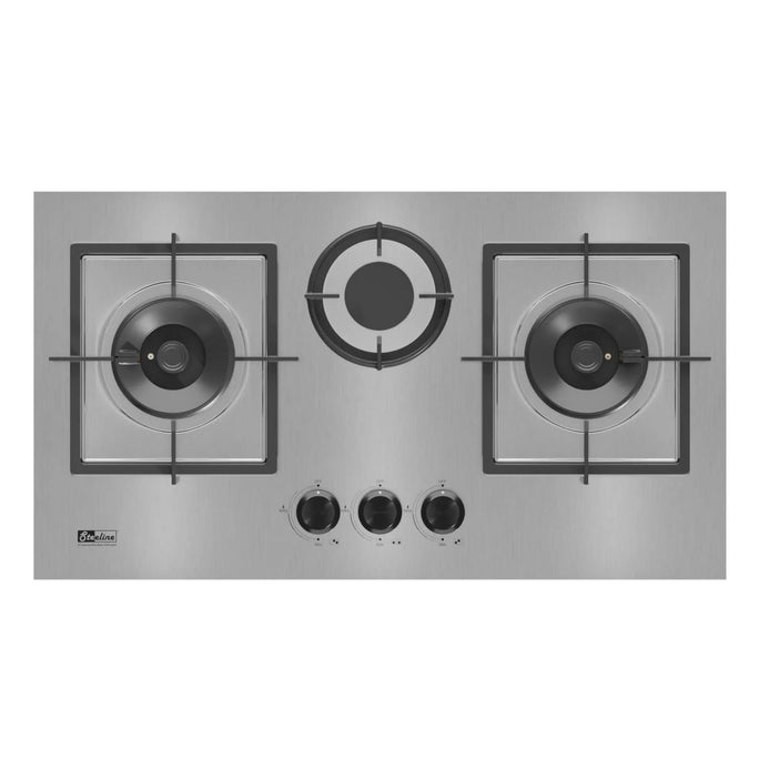 Steeline SL78-314S 3 Burner Stainless Steel Built-In Hob