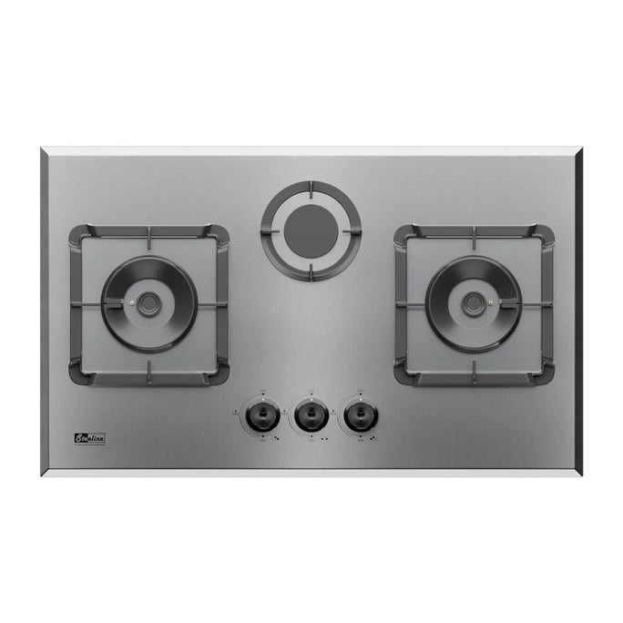 Steeline SL78-311S 3 Burner Stainless Steel Built-In Hob