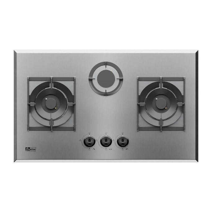 Steeline SL78-312S 3 Burner Stainless Steel Built-In Hob