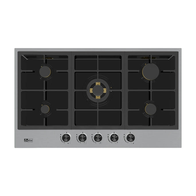 Steeline SL87-507S 5 Burner Stainless Steel Built-In Hob
