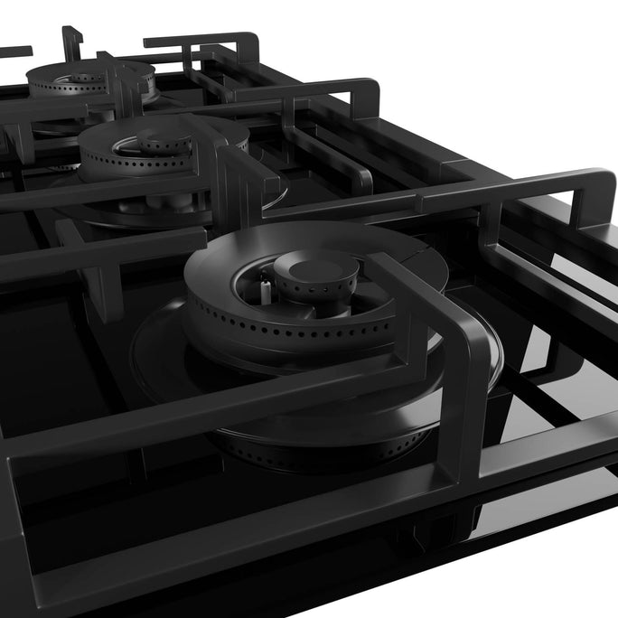 Steeline SL90-313G 3 Burner Tempered Glass Built-In Hob