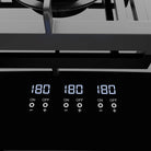 Steeline SL90-313G 3 Burner Tempered Glass Built-In Hob