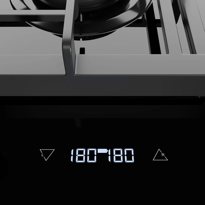 Title: Steeline SL90-401G 4 Burner Tempered Glass Built-In Hob