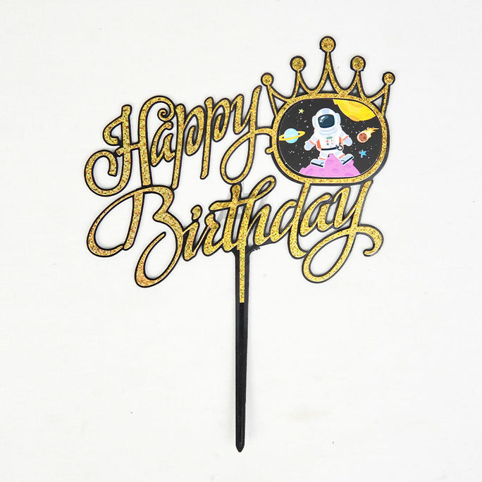 Happy Birthday Cake Topper Decoration