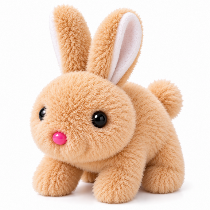 Cute Plush Bunny Soft Toy – Fluffy Rabbit Stuffed Toy