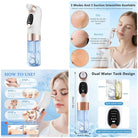 Water Cycle Blackhead Pore Cleanser 3 Adjustable Suction 6 Modes In Stock