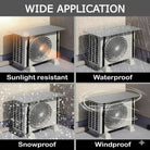 Ac Outdoor Unit Protector Heat Insulation Sunlight Shade Protector from Dust With Adjustable Buckle Rain Cover Air Conditioner Cover