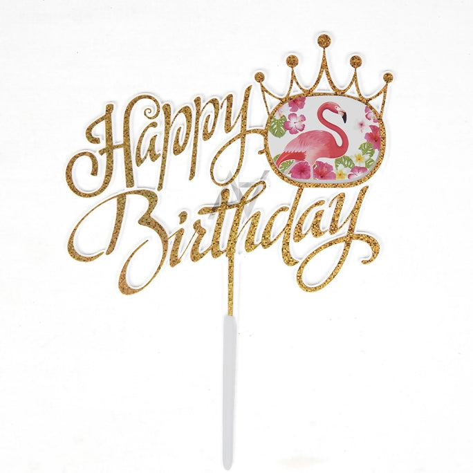 Happy Birthday Cake Topper Decoration