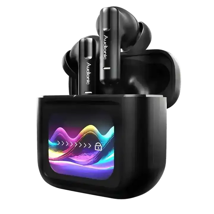 Audionic Trance Airbud 810 True Wireless Earbuds With LCD Display & ANC