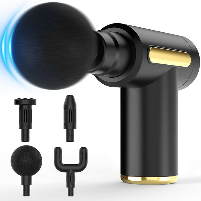 Professional Deep Tissue Massage Gun High Torque Muscle Relaxer Portable Ergonomic Design Ultra Compact Fashionable Perfect for Back Neck Day Gift Relieves Body Fatigue Improves Skin Smoothness