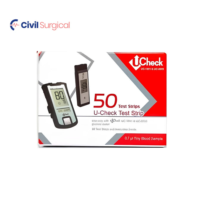 GlucoLab Blood Glucose Test Strips 50 Pack | High Accuracy Biosensor Sugar Testing Strips
