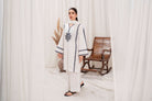 Lawn Cotton Embroidered Stitched 3-Piece Suit-Snowflake