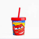 Prince Ware Ice Glass - Kids Tumbler Glass with Straw (Pack of 2)