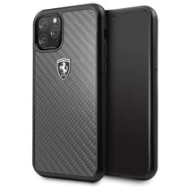 Scuderia FERRARI Carbon Fibre hard back case / cover for iPhone 11 Pro