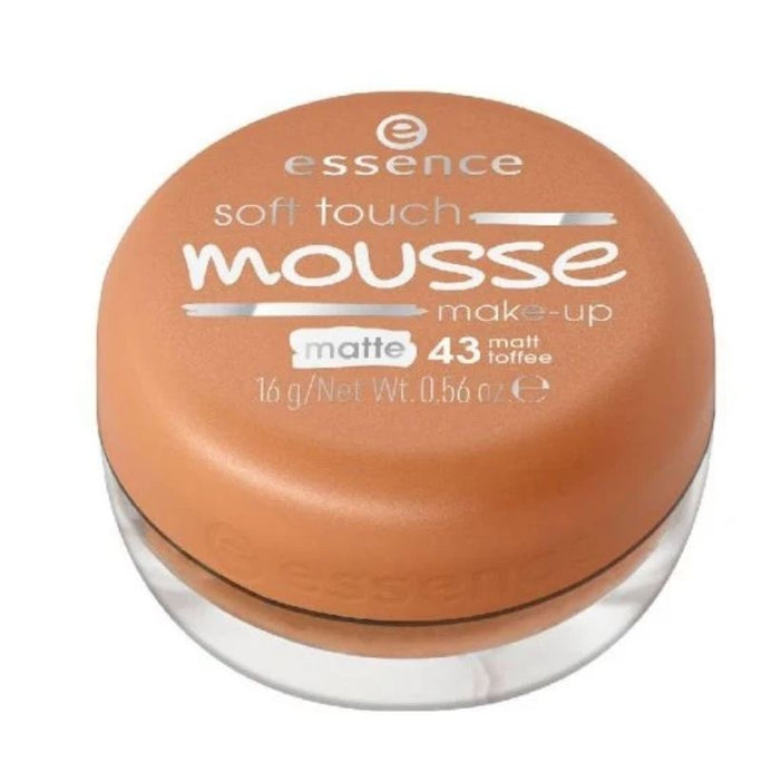Essence Soft Touch Mousse Make-Up 43 Matt Toffee (4059729048042)