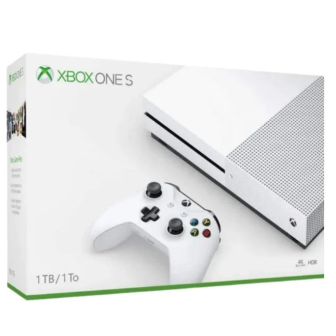 Microsoft Xbox One S Console 1Tb White ( Filled With Games )