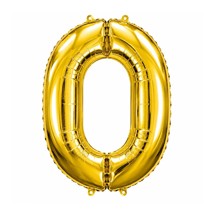 Number 0 Foil Balloon 40" Inches