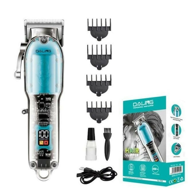 Daling Transparent Visible Body Hair Cutting Machine Cordless Shaver Trimmers Barber