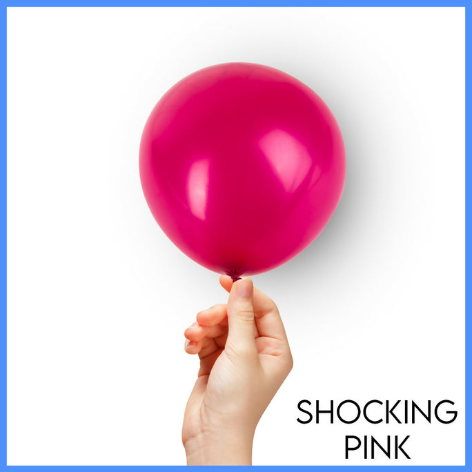 Shocking Pink 9 Inches Latex Balloon – Premium Party Decoration Balloon