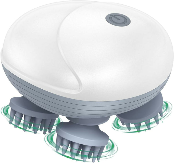 Electric Scalp Massager – 4 Head Hair & Scalp Massage Brush