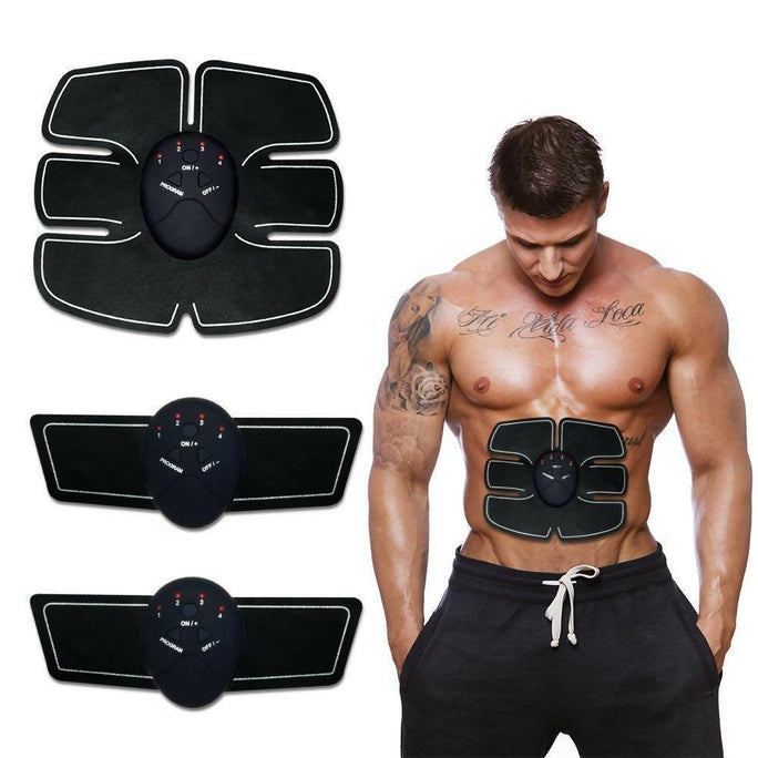 6 pack abs stimulator/Wireless Abdominal and Muscle Exerciser Training Device Body Massager/6 pack abs stimulator charging battery/mart Fitness Abs Maker/Exerciser Training Device Massager