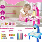 Kids Drawing Projector, Trace And Draw Projector Toy Drawing Board Tracing Desk Learn To Draw Sketch Machine Art Tracing Projector