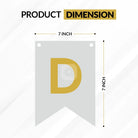 Dholki Letter Bunting Banner Decoration Set