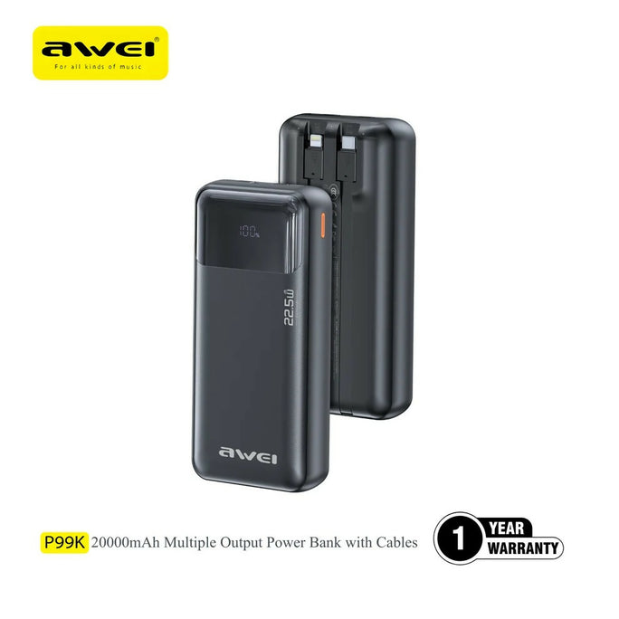 AWEI P99K Power Bank | 20000mAh