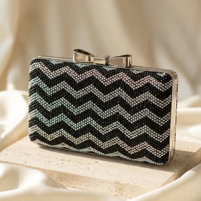 Milli Legacy Crystal Clutch Luxury Bridal Evening Bag