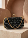 Milli Legacy Luxury Crystal Embellished Evening Clutch Bag