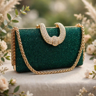 Milli Legacy Crystal Clutch Luxury Bridal Evening Bag