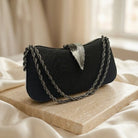 Milli Legacy Chic Rose Gold Shimmer Evening Clutch