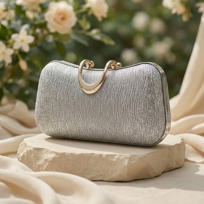 Milli Legacy Chic Fine Shimmer Evening Clutch