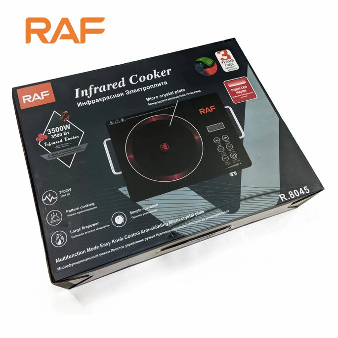 Multifunction Infrared Cooker & Hot Plate R.8045 – Burner Control – 3500W