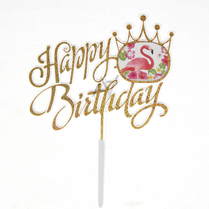 Happy Birthday Cake Topper Decoration