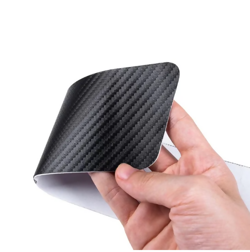 4PCS Original Carbon Fiber Car Door Sill Protector Sticker For Toyota Car Accessories Protective Door Sill Sticker Car Stickers Stickers For Car