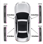 4 PCS Car Styling TRD Emblem Car Door Sill Protector 3D Carbon Fiber Scuff Protective Door Sill Cover Panel Sticker, Car Stickers, Stickers for Car