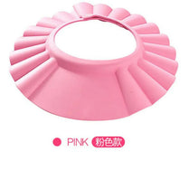 Baby Shower Cap Children Safe Bath Bathing Shampoo Caps Wash Hair Adjustable Elastic Shield For Kids Protective Bath Accessories (Random Color)