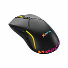 Xtrike Me GW-610 Gaming Mouse Wireless and Wired 8000 DPI RGB 7 Button Optical Mouse Rechargeable USB C Gaming Mouse Black for PC Laptop