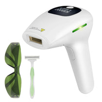 IPL Laser Hair Removal Device for Women & Men – Permanent Hair Reduction with Safety Glasses & Razor