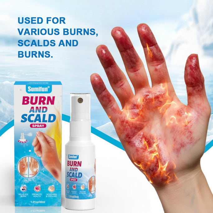 Sumifun Burn & Scald Cooling Spray 30ml | Herbal Skin Cooling Spray | First Aid Skin Care Spray | Daily Skin Care Formula