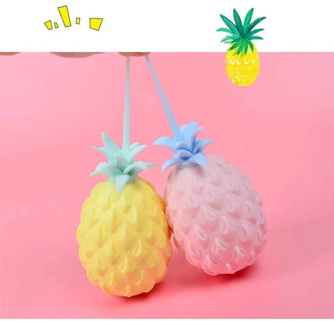 Pineapple Funny Pineapple Squishy ADHD Anti Stress Mini Squishy Fidget Stress Balls Toy Pineapple Fruit Stress Sensory Toy Orbeez Stress Ball Toys Anger Stress Relief Toy for Kid,Adult