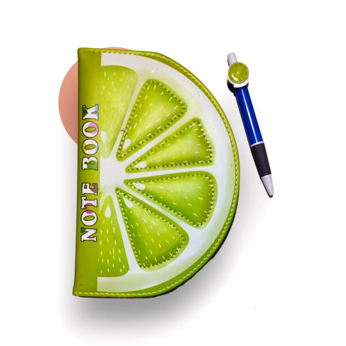 3D notebook and pen set (lime)