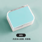 Contact Lens Case Travel Kit Pattern Travel Portable Solid Color Lens Cover Container Beauty Pupil Storage Soaking Box Eyewear Accessories