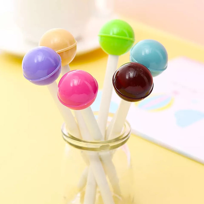 01 PC Japanese Pretty Kawaii Lollipop Candy Gel Pen Cute Blue Stationery School Supplies Office Accessory Lovely Thing