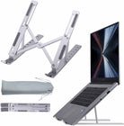 Foldable Adjustable Aluminum Laptop Stand | Portable Desktop Holder with