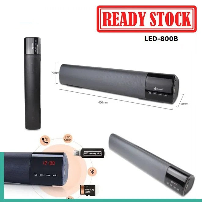 Kisonli LED-906 LED-909 LED-805 LED-913 Bluetooth Speaker | Wireless Sound Bar