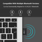 Bluetooth 5.1 USB Adapter Wireless Dongle | Audio Receiver & Transmitter for