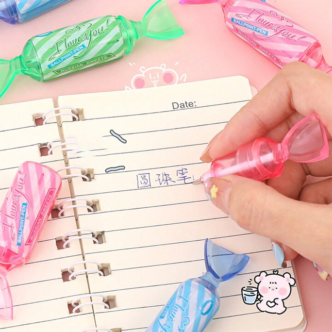 01 Pc Mini Candy Ballpoint Pen Writing Pens Set Free Shipping Cute Stationery Wholesale Ball Point Pen Original Novel Pens