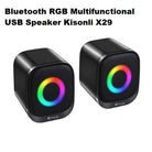 Kisonli X29 Mini Bluetooth Speaker | USB Creative RGB Lighting Stereo Surround